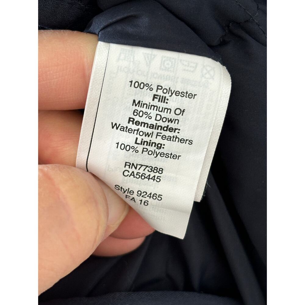 J.Crew Down Filled Quilted Vest Jacket Womens Size L Large Blue - Picture 4 of 4